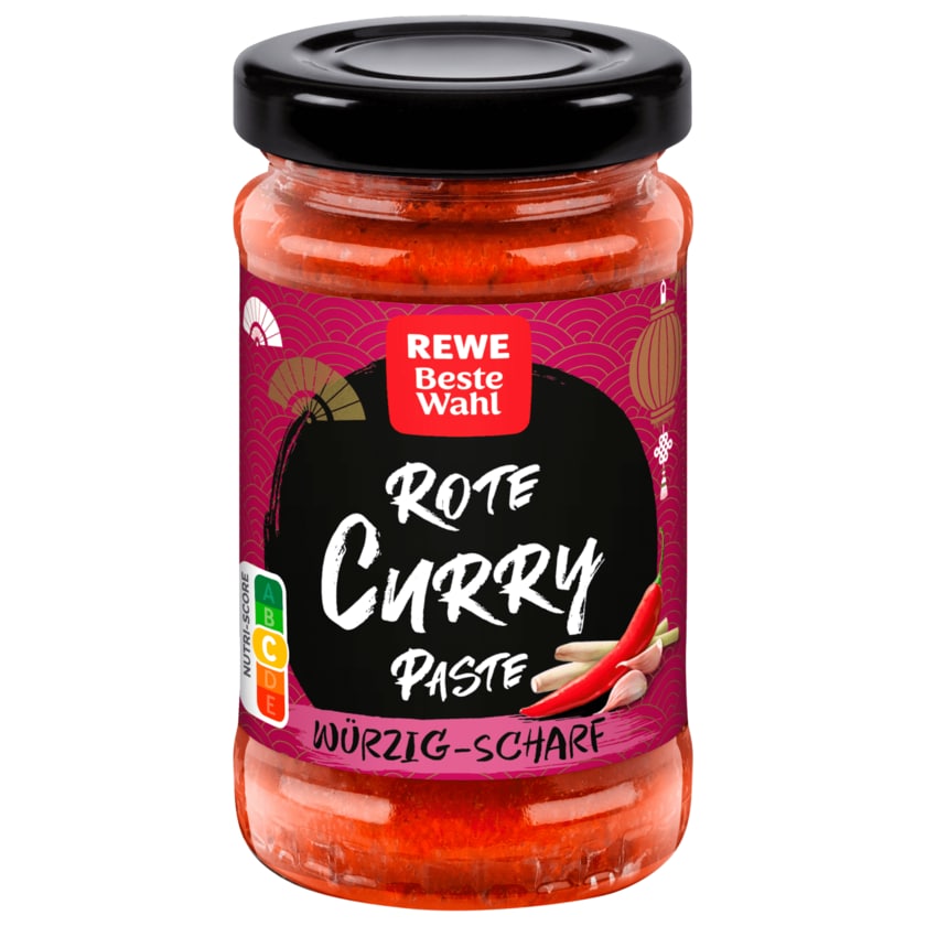 REWE Beste Wahl Rote Curry-Paste würzig-scharf 110g